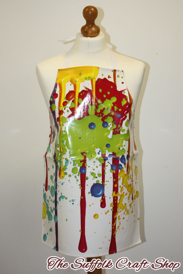 PVC Apron - Paint Splat Design