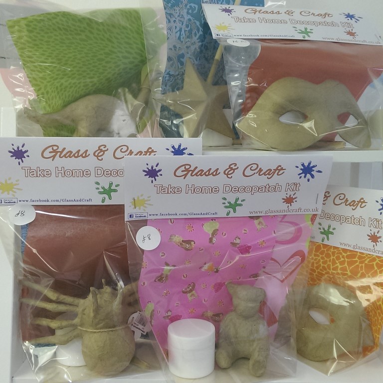 Decopatch Kits at Glass & Craft Kersey Mill