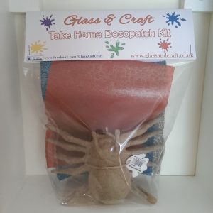 Spider Decopatch Kit from Glass & Craft
