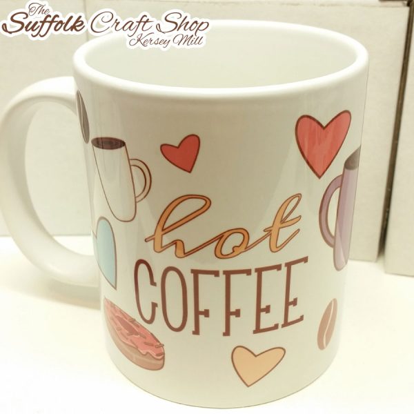 Printed Mug - Hot Coffee Design