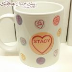 love heart personalised mug suffolk