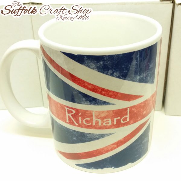 Personalised Printed Mug - Union Jack Design