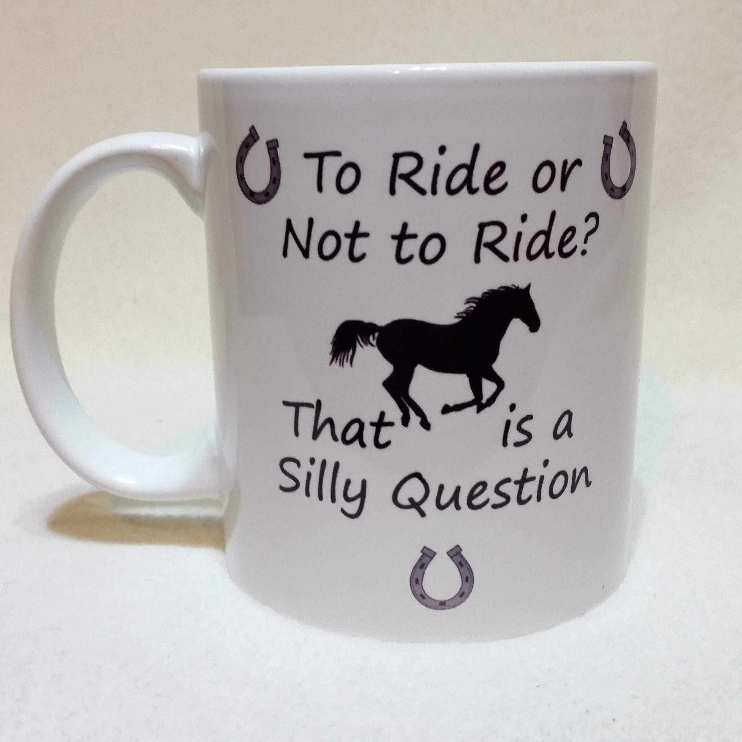 Funny Horse Mug Design | Keep Calm and Trot On Mug