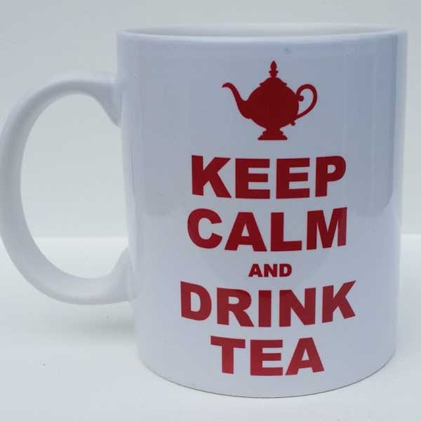 Printed Mug - Keep Calm Drink Tea