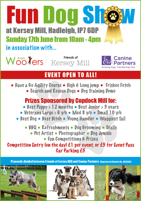 Kersey Mill Dog Show Suffolk